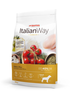 Italian Way Безглютеновый корм для собак с курицей и рисом (ITALIAN WAY MED CHICKENRICE) DITWA13090 3,000 кг 36561