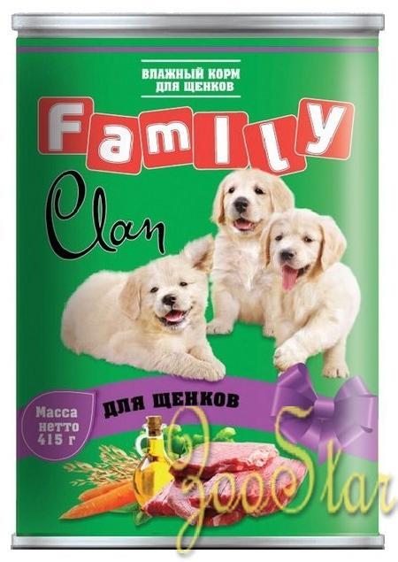 Clan Family влажный корм для щенков всех пород 415 гр