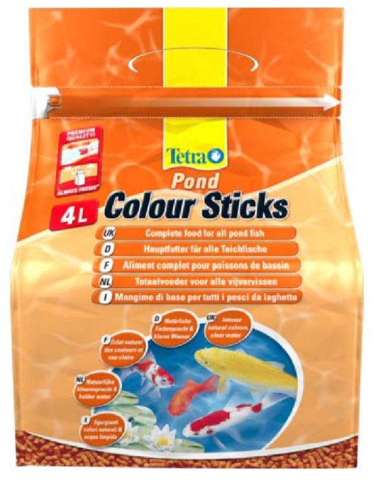 Корм для прудовых рыб Tetra Pond Colour Sticks 10 л, палочки для усиления окраса