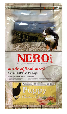 Nero Pure ВИА Беззерновой корм для щенков со свежим мясом курицы,  бататом и фруктами (Nero Pure Puppy with Fresh Chicken 12kg) 70431808, 12 кг , 7001001316