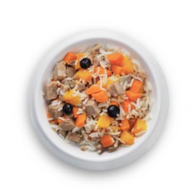 Petsmack Филе утки с тыквой, морковью, пропаренным рисом и черникой 43541, 0,2 кг, 43541