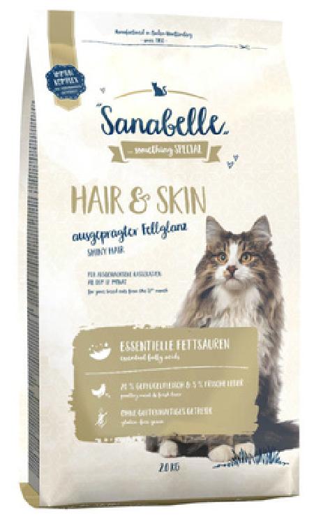 Sanabelle Сухой корм для кошек для здоровья шерсти Hair&Skin 8343004 | Hair&Skin 0,4 кг 44341