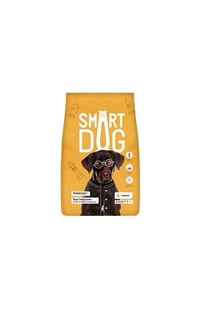 Smart Dog сухой корм Для взрослых собак крупных пород с курицей, 18,000 кг