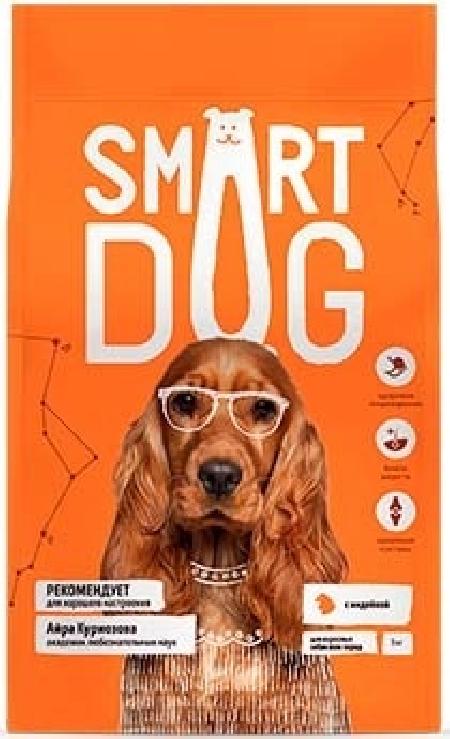 Smart Dog сухой корм Для взрослых собак с индейкой, 18,000 кг, 55701, 55701