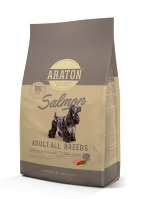 Araton Для взрослых собак с лососем и рисом (ARATON dog adult salmon) ART45639, 15,000 кг