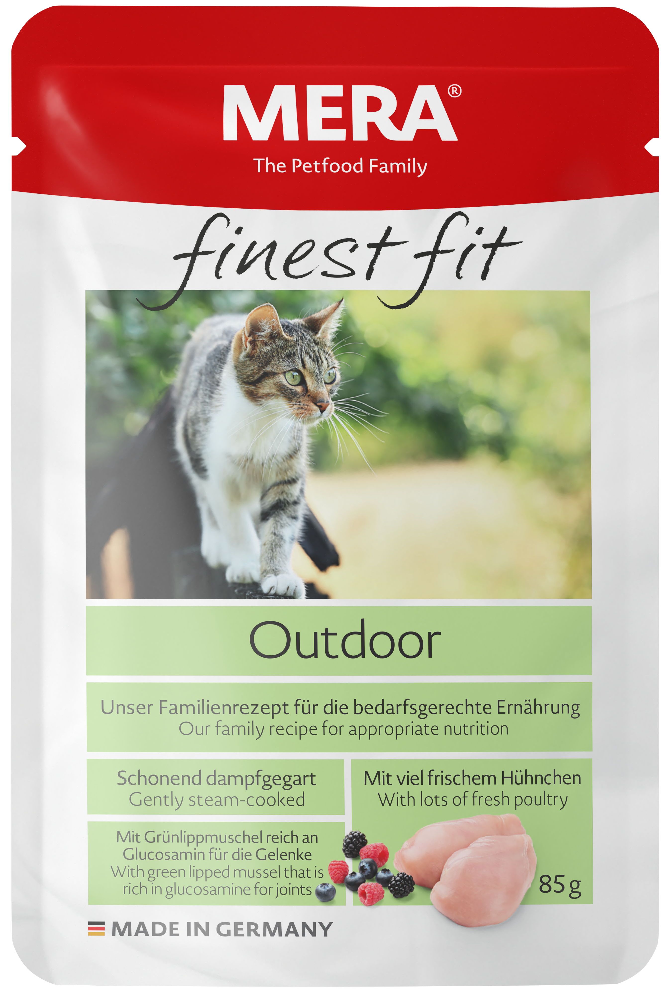 FINEST FIT NASSFUTTER OUTDOOR  (пауч для активных/гуляющих на улице кошек) , 35601