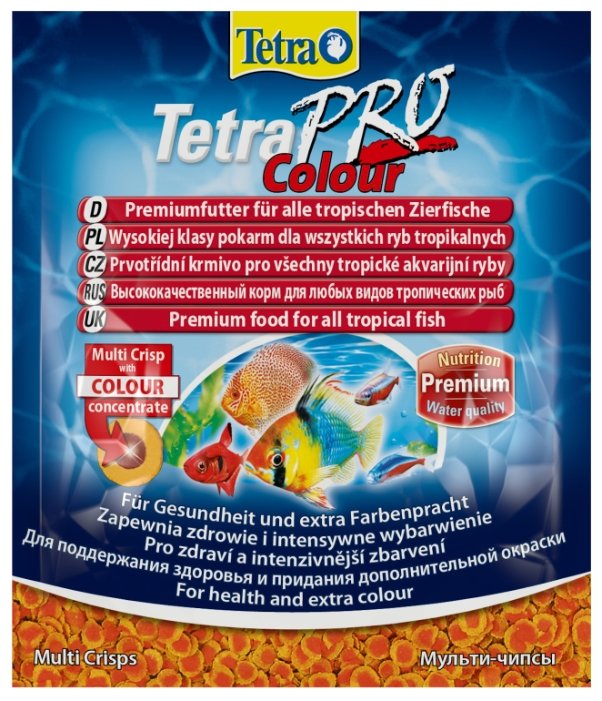 Tetra (корма) Корм для рыб дусиления насыщенности окраса чипсы Tetra Pro Color Crisps 500 ml 204454 0.110 кг 45029