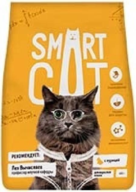 Smart Cat сухой корм Для взрослых кошек с курицей, 1,400 кг