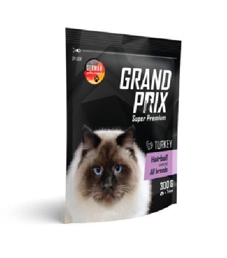 Grand Prix Сухой корм для кошек для выведения шерсти с индейкой 00-00000396 0,300 кг 54065