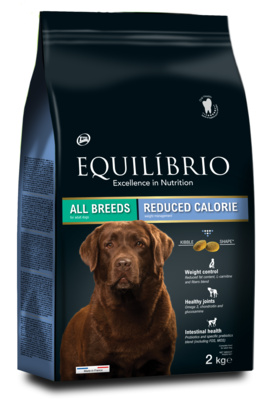 Equilibrio Cухой корм для взрослых собак  с мясом птицы контроль (Reduced Calorie All Breed) AA009184 12 кг 55612