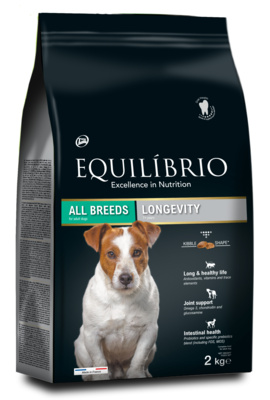 Equilibrio Сухой корм для пожилых собак с мясом птицы ( Longevity All  Breed ) AA017731, 12,000 кг