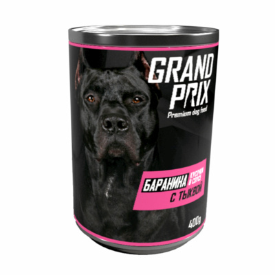 Grand Prix Консервы для собак кусочки в соусе баранина с тыквой 00-00000263 0,400 кг 54107, 1001001372