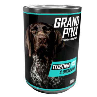 Grand Prix Консервы для собак суфле телятина с овощами 00-00000262 0,400 кг 54109