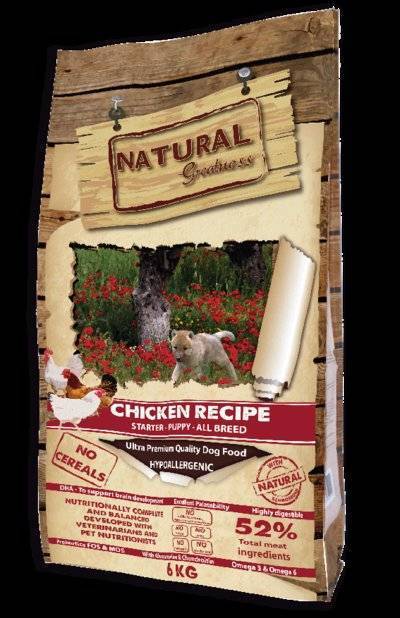Natural Greatness Chicken Recipe Starter Puppy сухой корм для щенков 6 кг, ASK11PU06, 11001001377