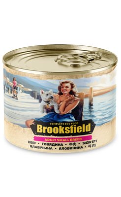Brooksfield Консервированный корм для собак мелких пород Говядина с рисом 5654006, 0,200 кг, 53842, 53842, 5001001389