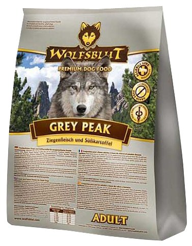 Wolfsblut Корм Grey Peak Adult (Седая вершина для взрослых собак) 2 кг, WBGP2