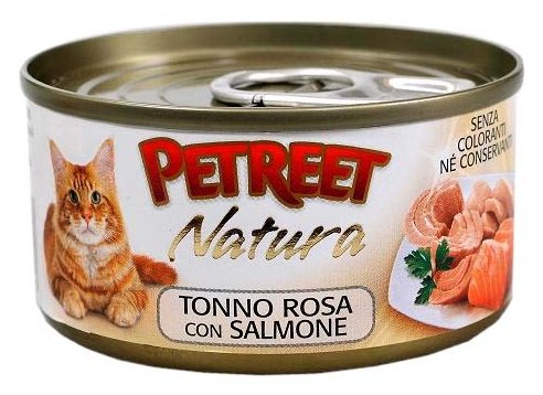 Petreet ВВА Консервы для кошек тунец с лососем А53063 0,07 кг 54009, 1400100825