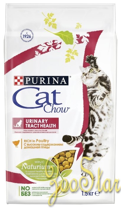 Cat Chow Сухой корм для профилактики МКБ (Urinary Tract Health) - 12123731, 1,5 кг , 1500100527