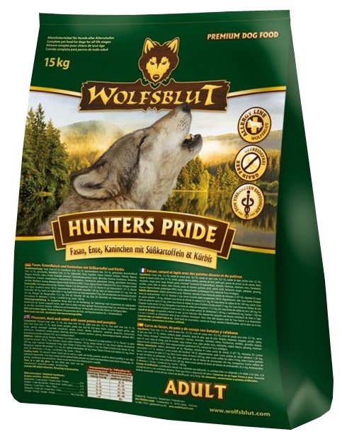Wolfsblut Корм Hunters Pride Adult (Гордость охотника для взрослых собак) 2 кг, WBHP2