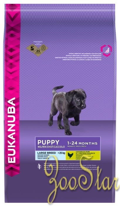 Eukanuba Для щенков крупных пород с курицей (Puppy Large breed) 20840300R0 3,000 кг 11008