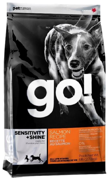 GO! ВИА Беззерновой для щенков и собак с минтаем для чувст. пищеварения (Sensitivity + Shine LID Pollock Dog Recipe, Grain Free, Potato Free) 24-12, 2,72 кг, 48538