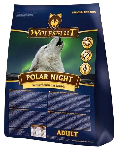 Wolfsblut Корм Polar Night Adult(Полярная ночь для взрослых собак) 2 кг, WBPN2