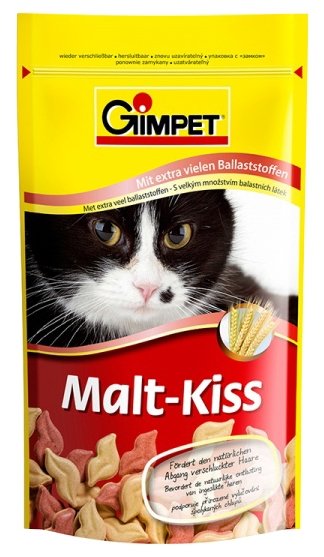 Gimcat Малт-Кисс с ТГОС д/кошек, 40 г, 417301