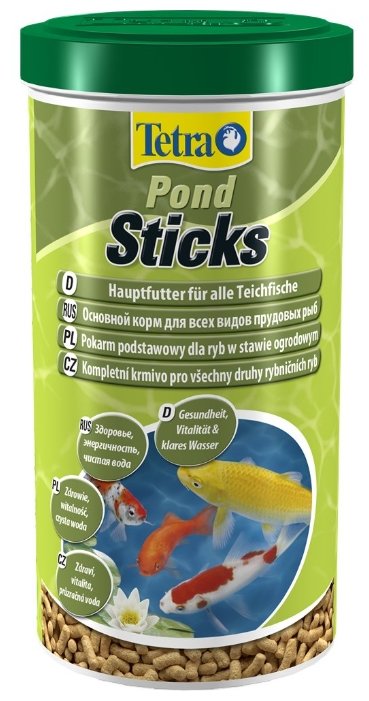Корм для прудовых рыб Tetra Pond Sticks 4 л, палочки