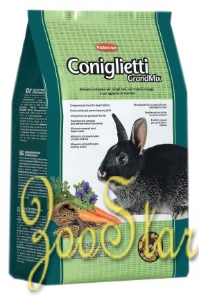 Padovan Корм для кроликов (Grandmix Coniglietti) PP00189 0,850 кг 31097, 2300100483