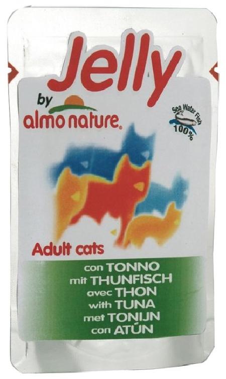 Almo Nature ВИА Консервы для кошек Желтохвостный тунец в желе, 75% мяса (HFC WILD TASTE JELLY CATS YELLOWFIN TUNA) 5321H, 0,07 кг, 20836