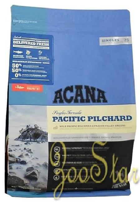 Acana Singles корм для взрослых собак всех пород, беззерновой, тихоокеанская сардина 2 кг, 26001001