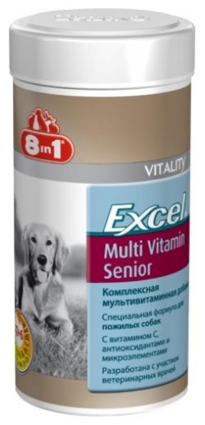 8 в 1 Мультивитамины для пожилых собак от 5 лет и старше (Excel Multi Vitamin Senior) 70 табл. 108696 | Excel Multi Vitamin Senior 0,15 кг 56048
