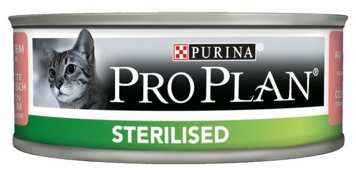 Purina Pro Plan (паучи) ВВА Консервы паштет Для Кастрированных кошек лосось и тунец  (Sterilised) - 121719951238170512458938 | Sterilised 0,085 кг 21327