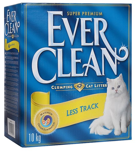 Ever Clean Less Trail комкующийся наполнитель для длинношерстных кошек 6 кг