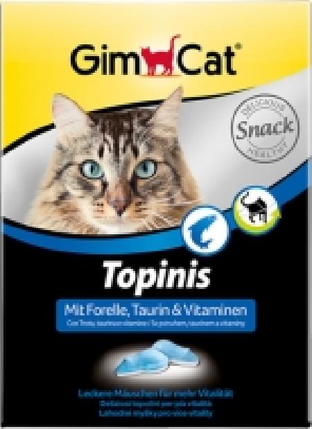 Gimpet витаминизированное лакомство для кошек, мышки с форелью и таурином 800 гр