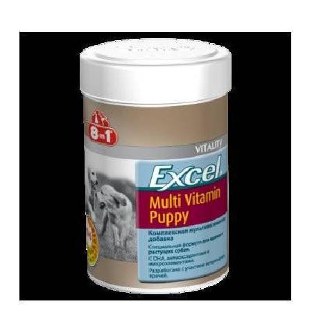 8 в 1 ВВА Мультивитамины для щенков (Excel Multi Vitamin Puppy) 100 табл. 108634 0,125 кг 56049