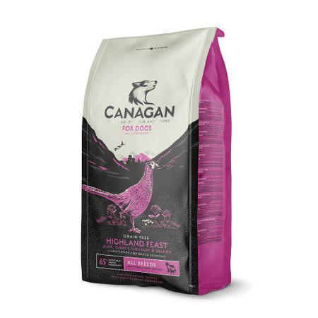 Canagan GF Highland Feast корм для взрослых собак всех пород, утка и фазан 12 кг