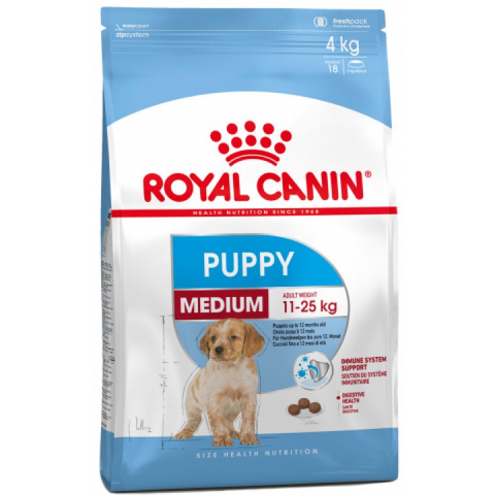 Royal Canin ВИА см арт 41720 RC Для щенков средних пород: 2-12 мес. (Medium Puppy) 190215/190150, 15 кг, 40940