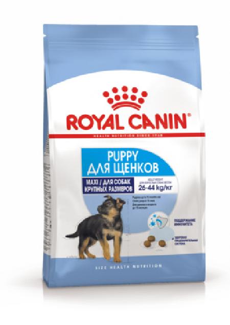 Royal Canin ВИА RC Для щенков крупных пород: 2-15 мес (Maxi Puppy) 192204/192040, 4,000 кг, 40931, 11900100393