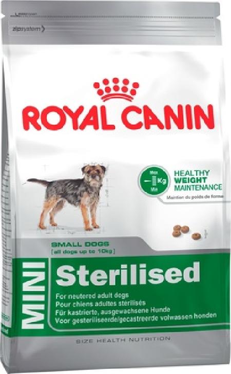 Royal Canin корм для взрослых стерилизованных собак малых пород 4 кг, 23400100393