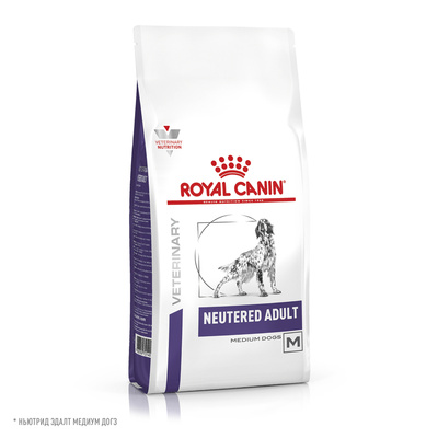 Royal Canin (вет.корма) RC Корм для взрослых стерилизованных собак весом от 11 до 25 кг старше 12 мес (Neutered Adult Medium Dogs) 37140900R0 9,000 кг 55530