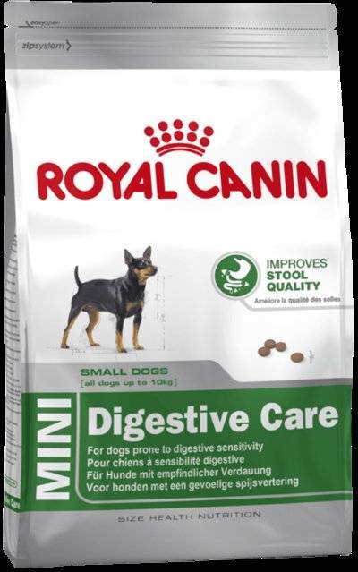 Royal Canin корм для взрослых собак малых пород с чувствительным пищеварением 4 кг