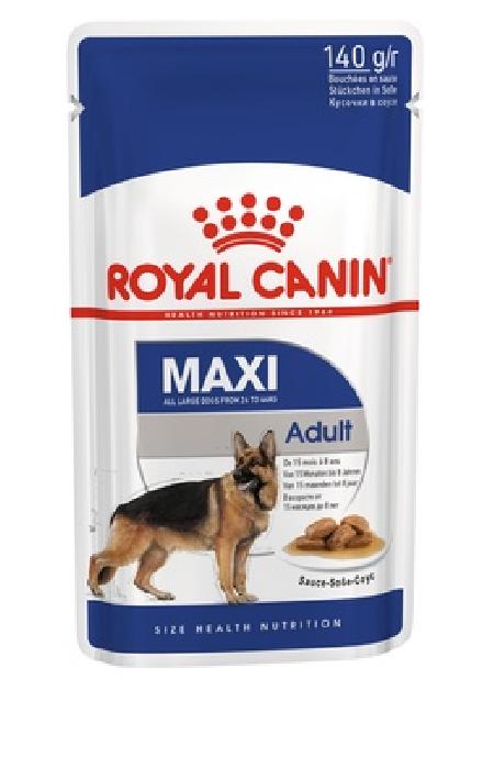 Royal Canin паучи ВВА RC Паучи кусочки в соусе для собак крупных пород (Maxi Adult) 10940014A0 | Maxi Adult 0,14 кг 34426