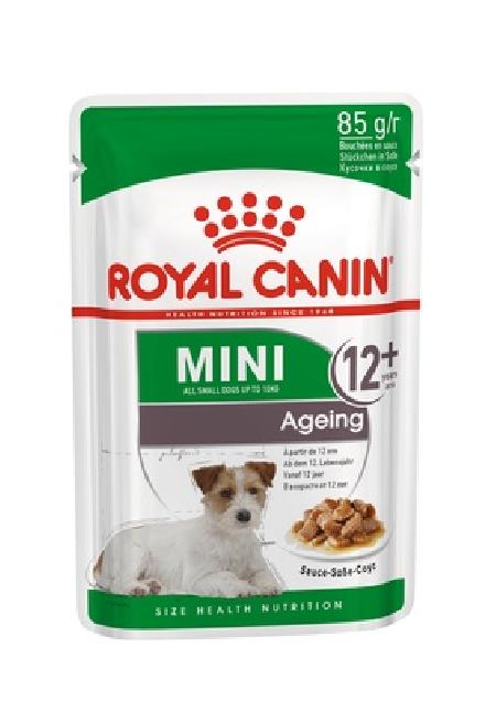 Royal Canin паучи ВВА RC Паучи кусочки в соусе для пожилых собак малых пород старше 12 лет (Mini Ageing 12+) 10930008A0 | Mini Ageing 12+, 0,085 кг 