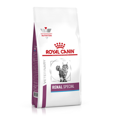 Royal Canin корм для взрослых и пожилых кошек всех пород при болезнях почек, рис и свинина 500 гр, 16100100395
