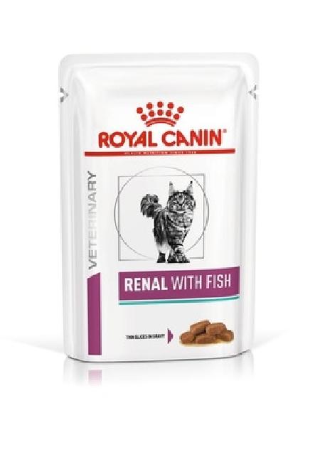 Royal Canin (вет. паучи) ВВА RC Паучи кусочки в соусе для кошек при лечении почек, с рыбой (Renal SO) 40670008A1 | Renal, 0,085 кг 