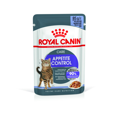 Royal Canin паучи RC Консервы желе для взрослых кошек - Рекомендуется для контроля выпрашивания корма (Appetite Control Care Jelly) 14670008A0 | Appetite Control Care Gravy, 0,085 кг 