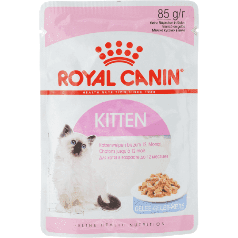 Royal Canin паучи RC Кусочки в желе для котят: 4-12 мес. (Kitten) 41500008R041500008R1 0,085 кг 41713, 10600100396