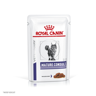 Royal Canin (вет. паучи) RC Паучи для котов и кошек старше 7 лет, не имеющих видимых признаков старения (Mature Consult feline) 40900008A0, 0,085 кг, 55525