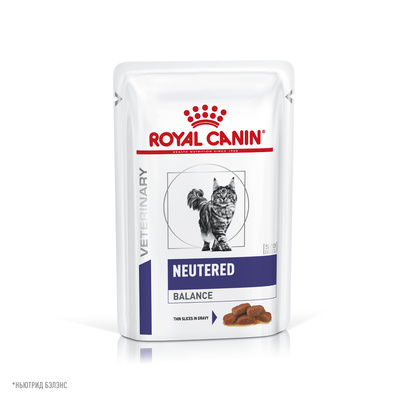 Royal Canin (вет. паучи) RC Паучи для взрослых котов и кошек с момента стерилизации до 7 лет, склонных к избыточному весу (Neutered Balance feline) 40880008A0, 0,085 кг 